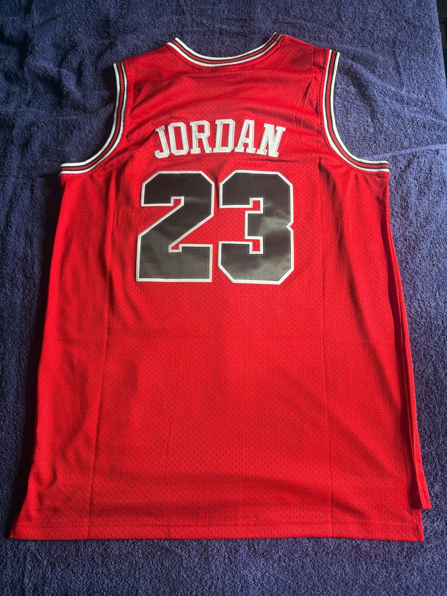 Chicago Bulls M&N NBA HardWood Classics Basketball Vest Large Jordan 23