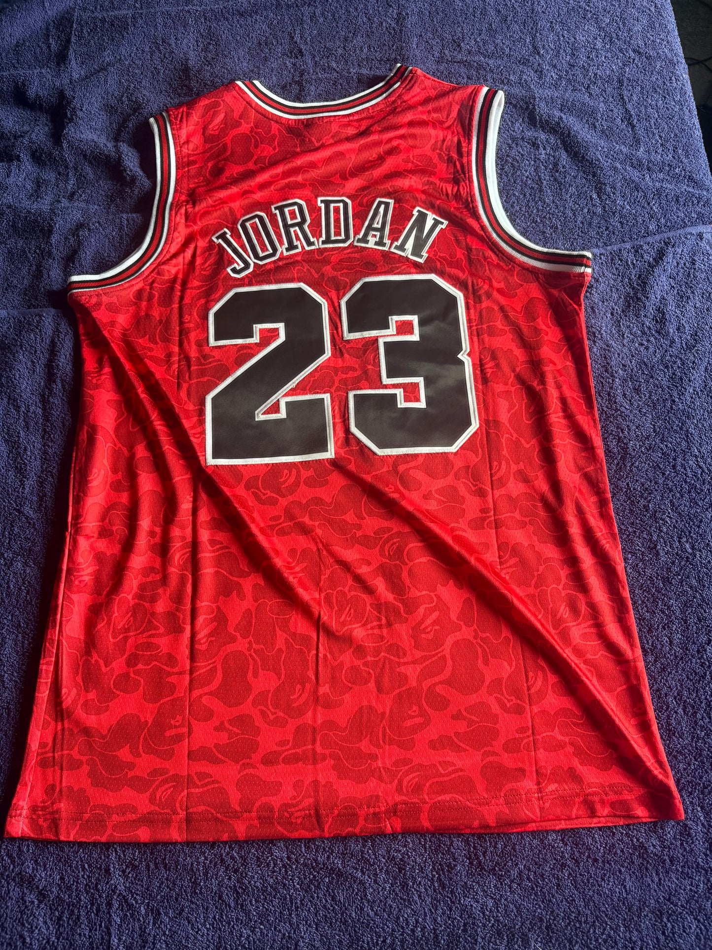 Chicago Bulls M&N NBA HardWood Classics Basketball Vest Large Jordan 23