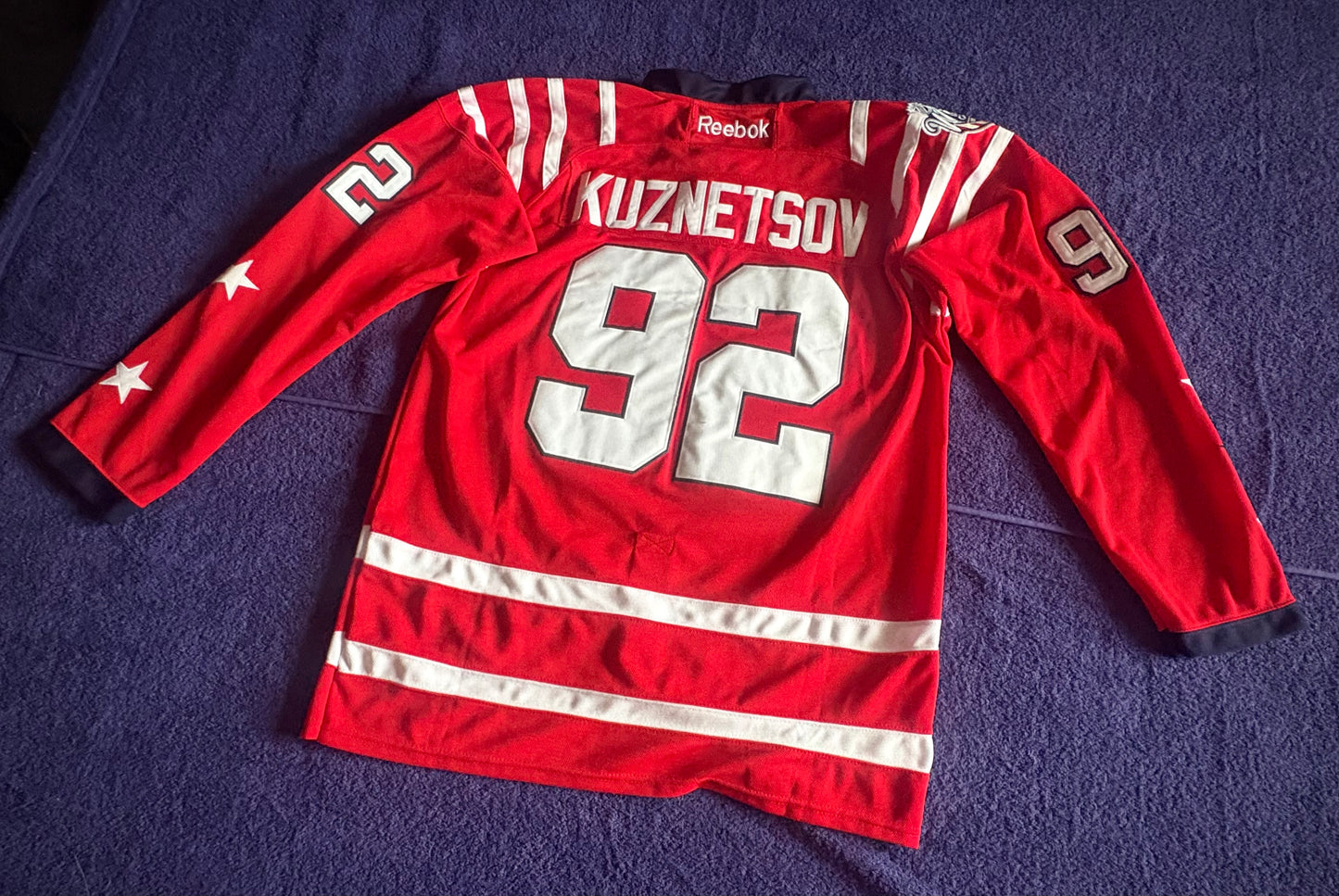 CCM Reebok Washington Capitals NHL Hockey Shirt Size 50 Kuznetsov 92