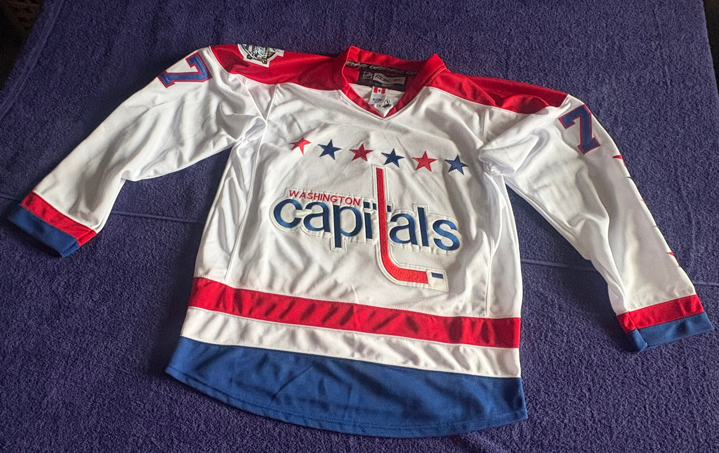 CCM Reebok Washington Capitals NHL Hockey Shirt Size 50 Oshie 77