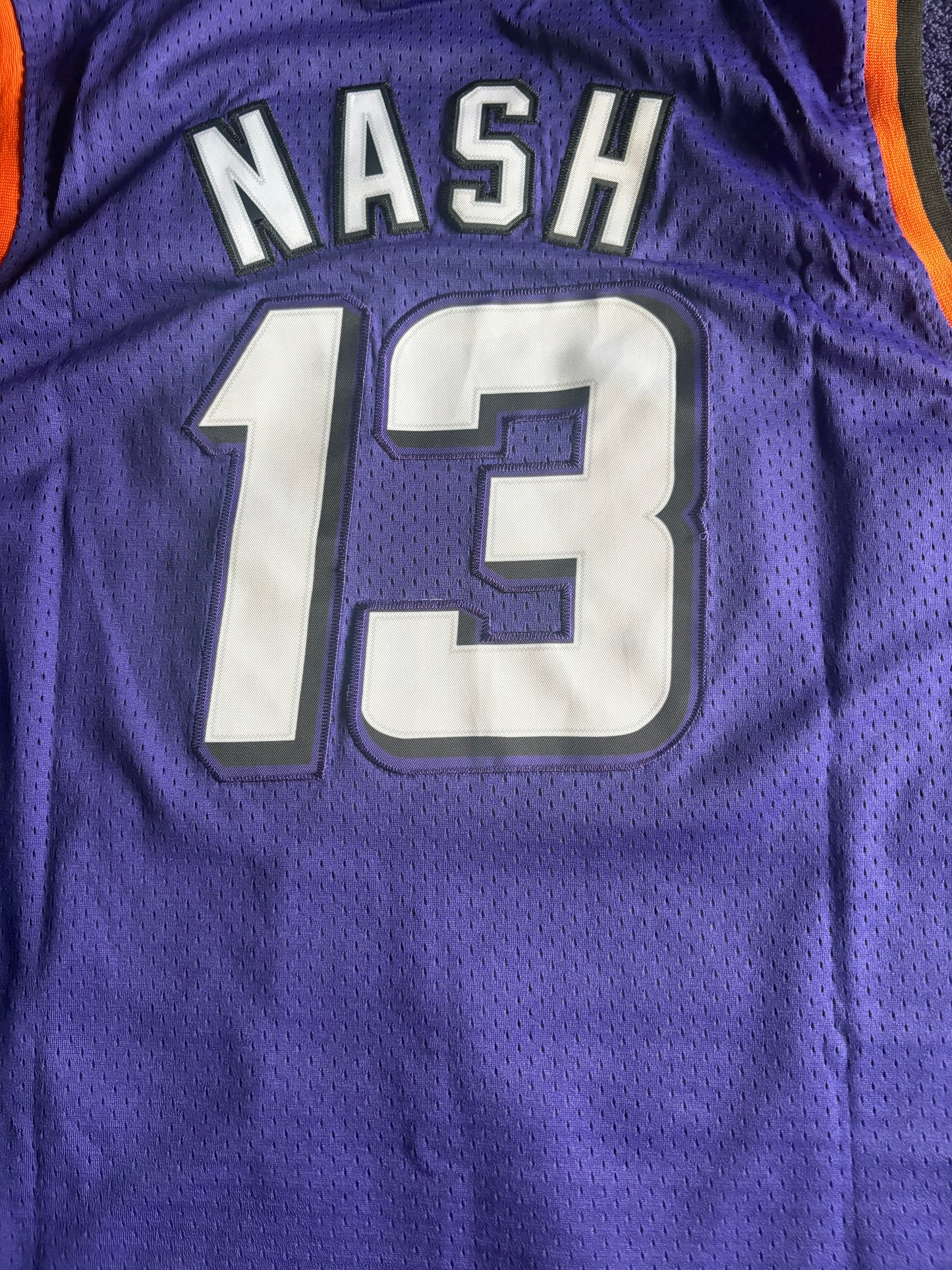 Phoenix Suns M&N NBA HardWood Classics Basketball Vest Large Nash 13