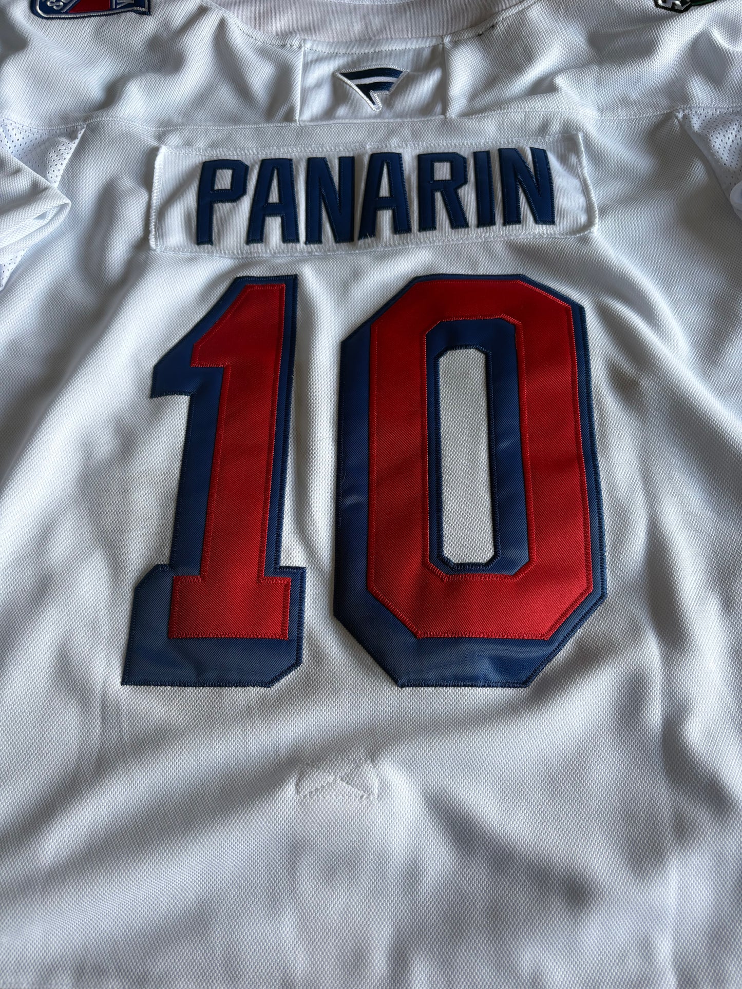 New York Rangers NHL Shirt Size 52 Panarin 10 A White