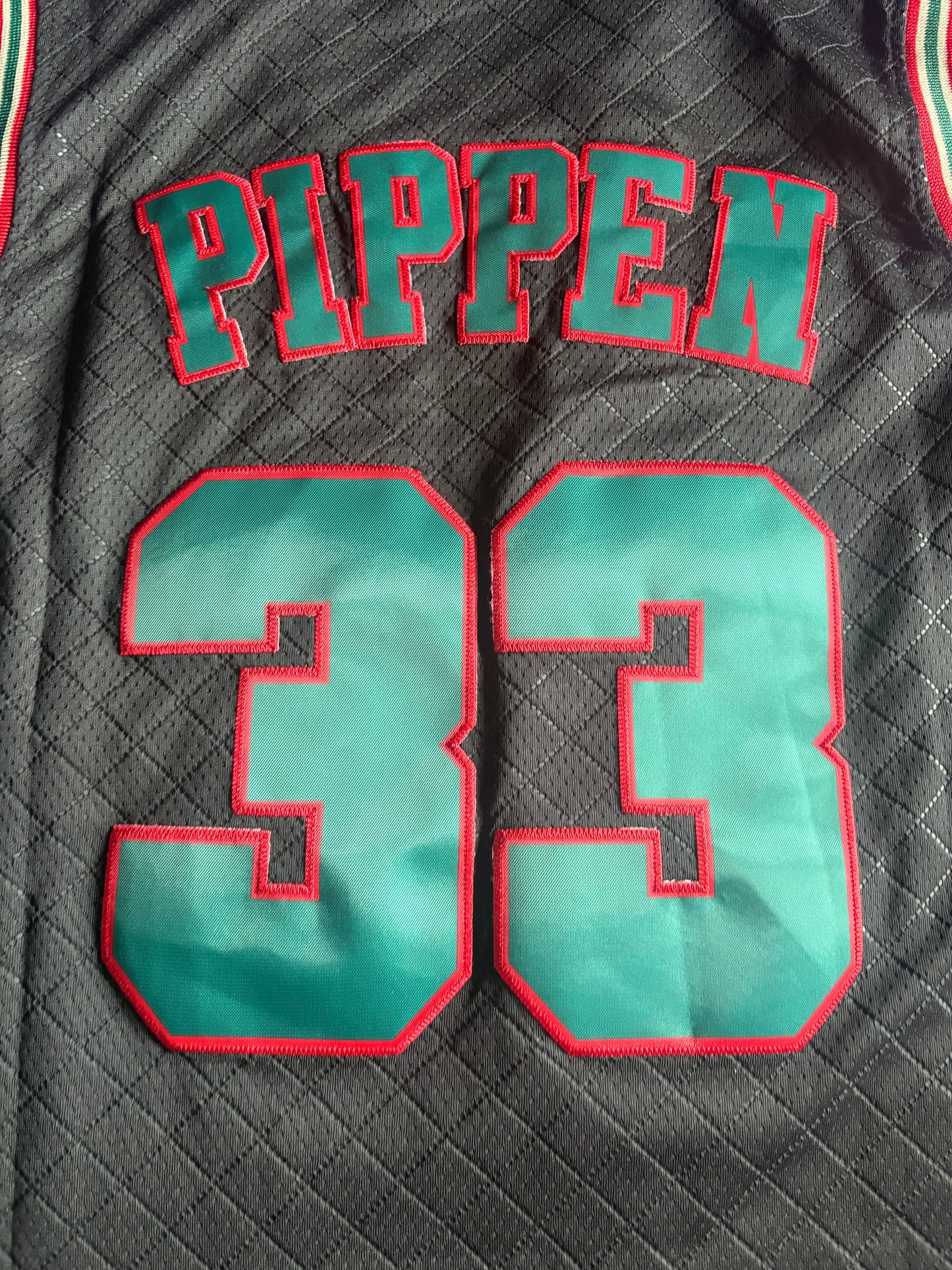 Chicago Bulls M& N NBA HardWood Classics Basketball Vest Large Pippen 33