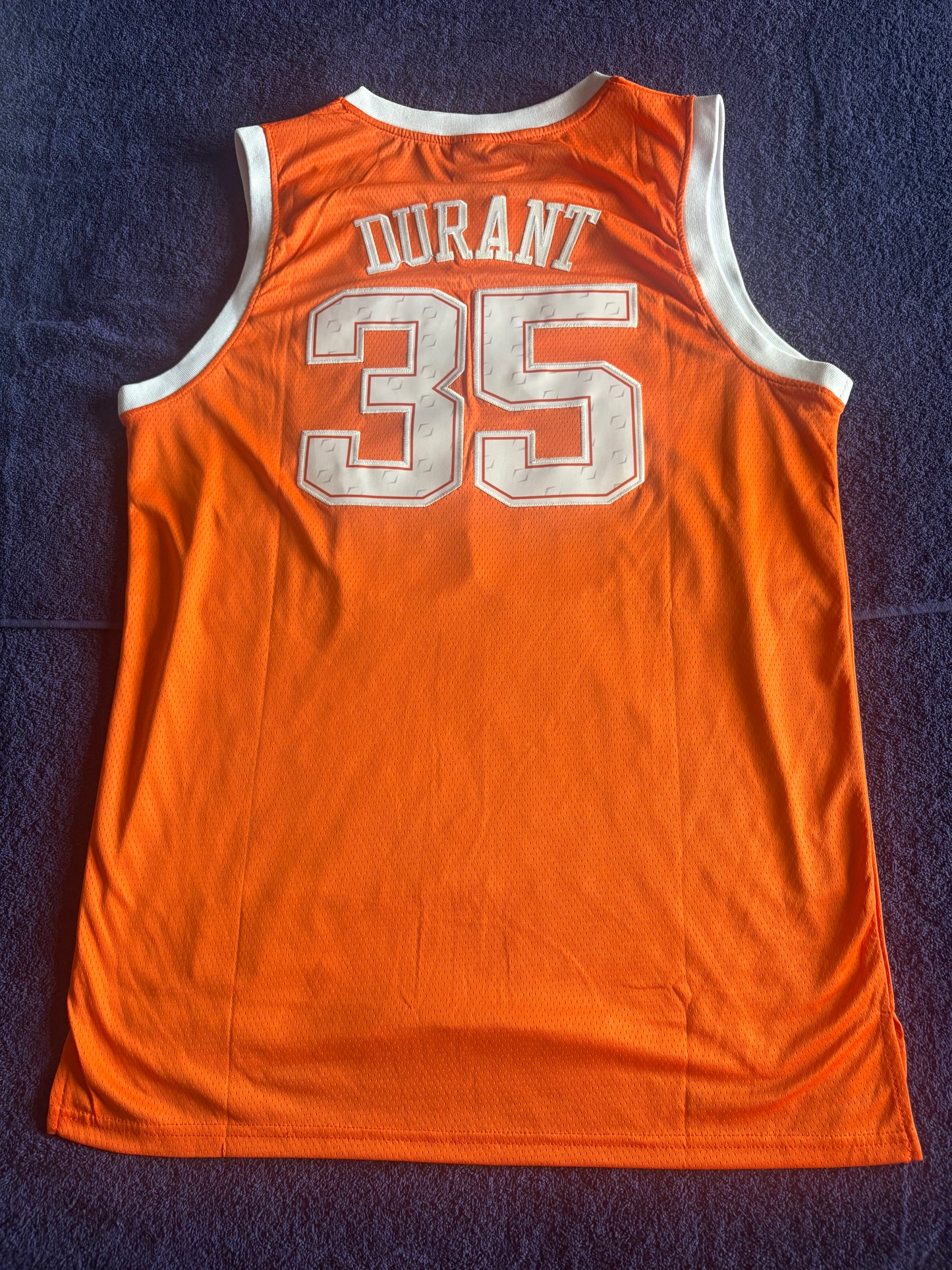 Retro Throwback NCAA Basketball Vest Large Texas Longhorn 35 Durant