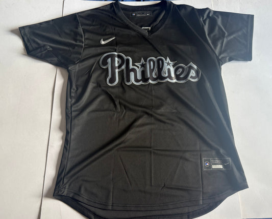 Philadelphia Phillies Harper MLB Baseball Shirt Black 3 Large