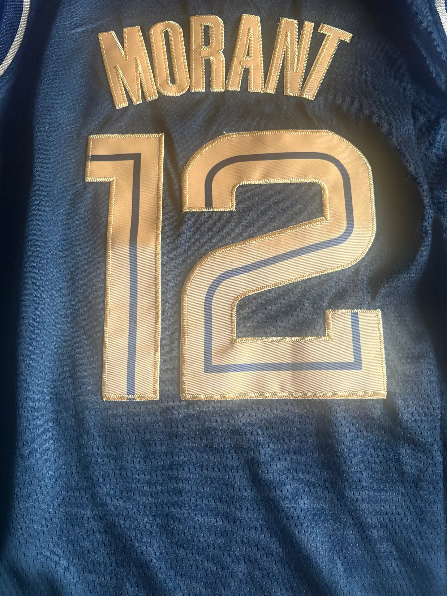 Memphis Grizzlies Fan Retro Basketball Vest Large Morant 12