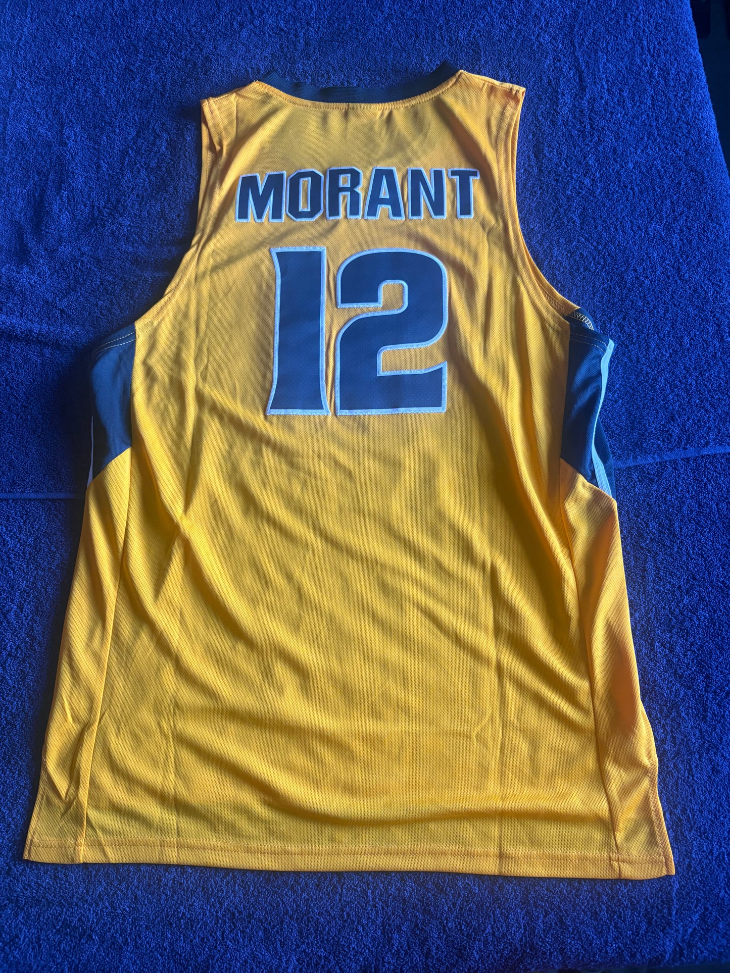 Retro Throwback NCAA Basketball Vest Large Murray State 12 Morant
