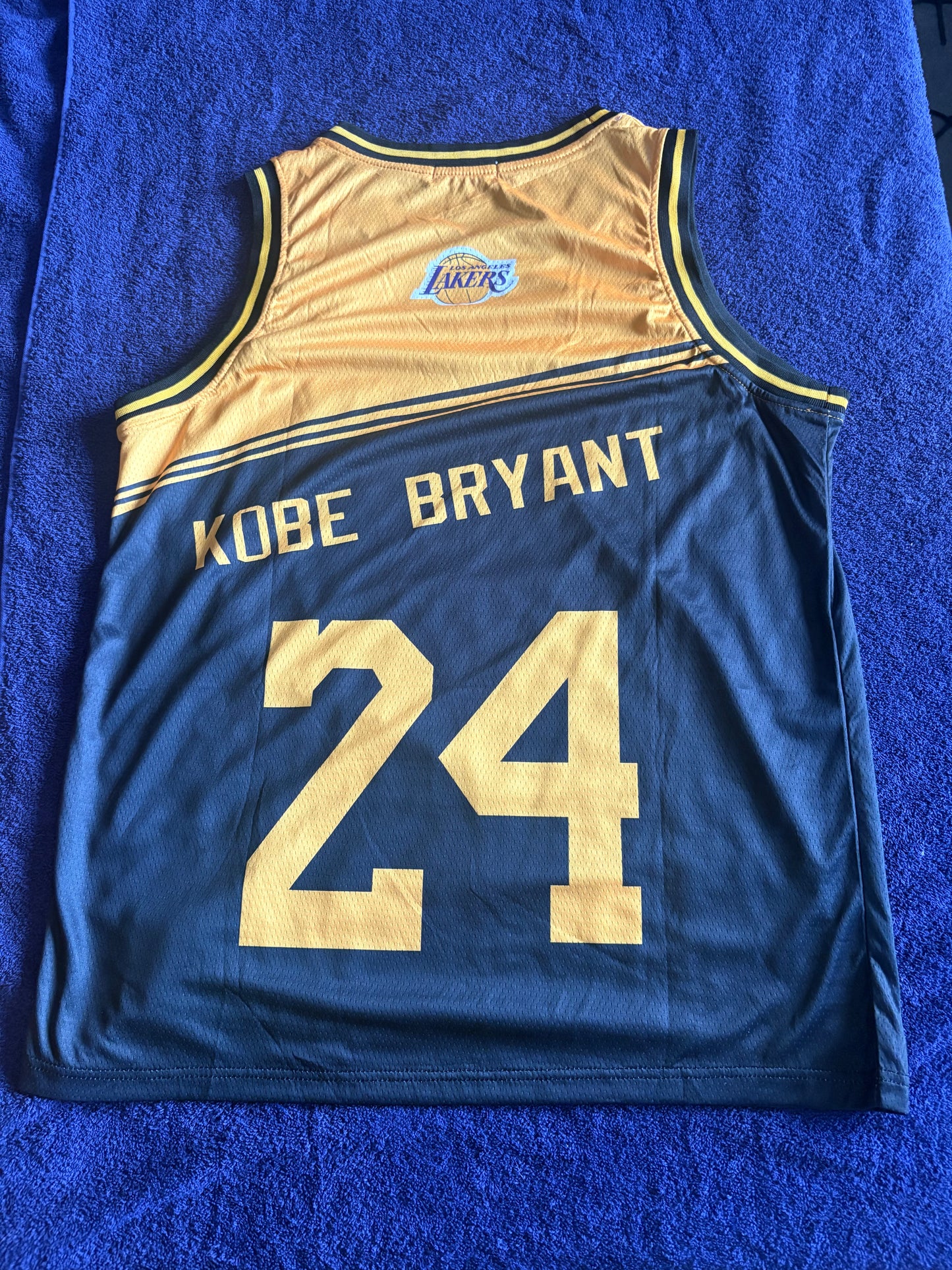 Los Angeles Lakers M&N NBA HardWood Classics Basketball Vest Large Bryant 24