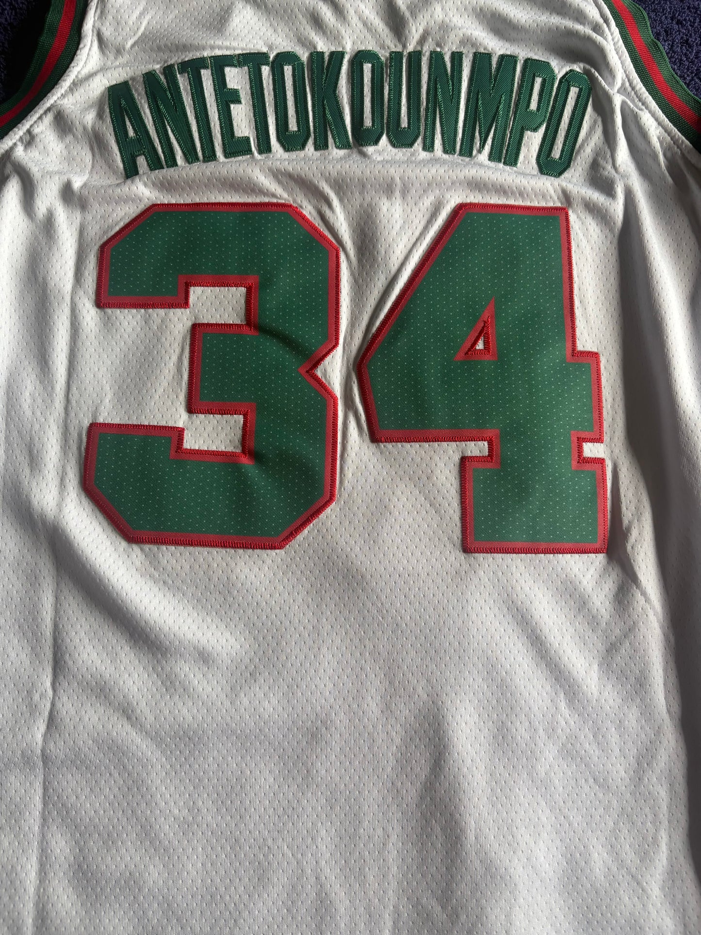 Milwaukee Bucks Antetokounmpo 34 Basketball Vest Size 50