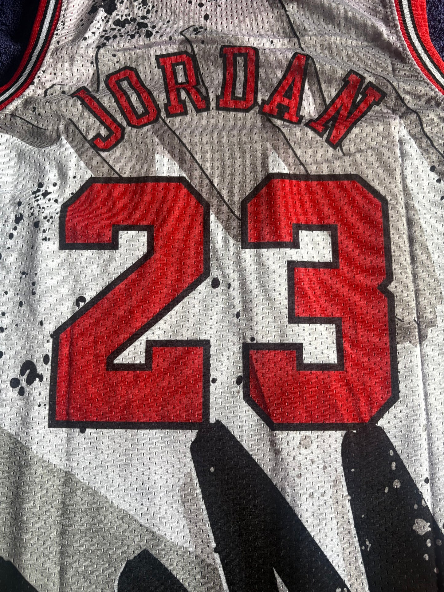 Chicago Bulls M&N NBA HardWood Classics Basketball Vest Large Jordan 23