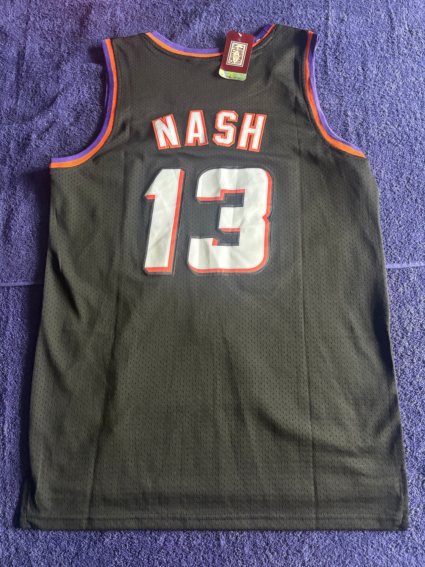 Phoenix Suns M&N NBA HardWood Classics Basketball Vest Large Nash 13