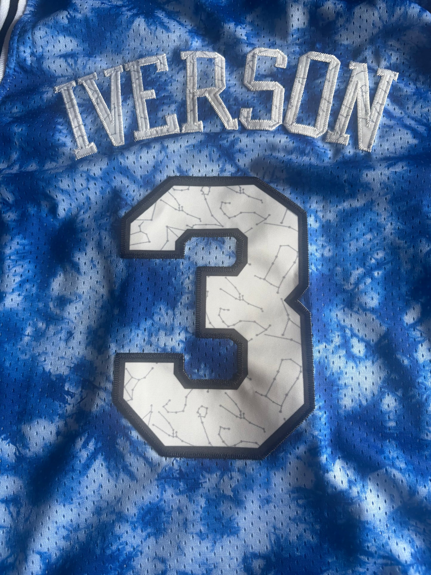 Philadelphian76ers NBA HardWood Classics Basketball Vest Large Iverson 3