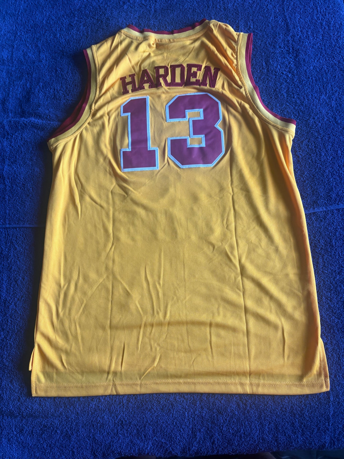 Retro Throwback NCAA Basketball Vest Large Arizona State Sun Devils 13 Harden