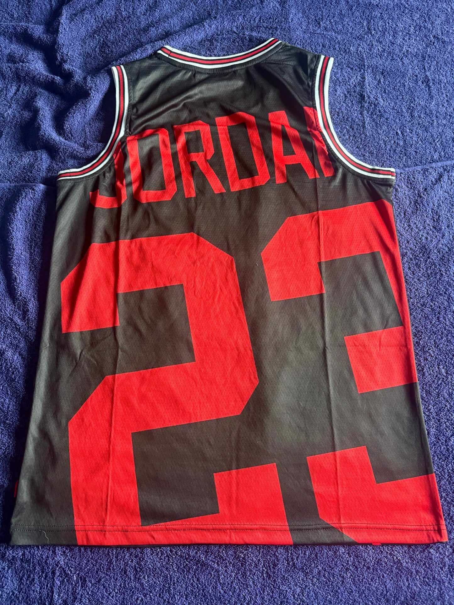 Chicago Bulls M&N NBA HardWood Classics Basketball Vest Large Jordan 23