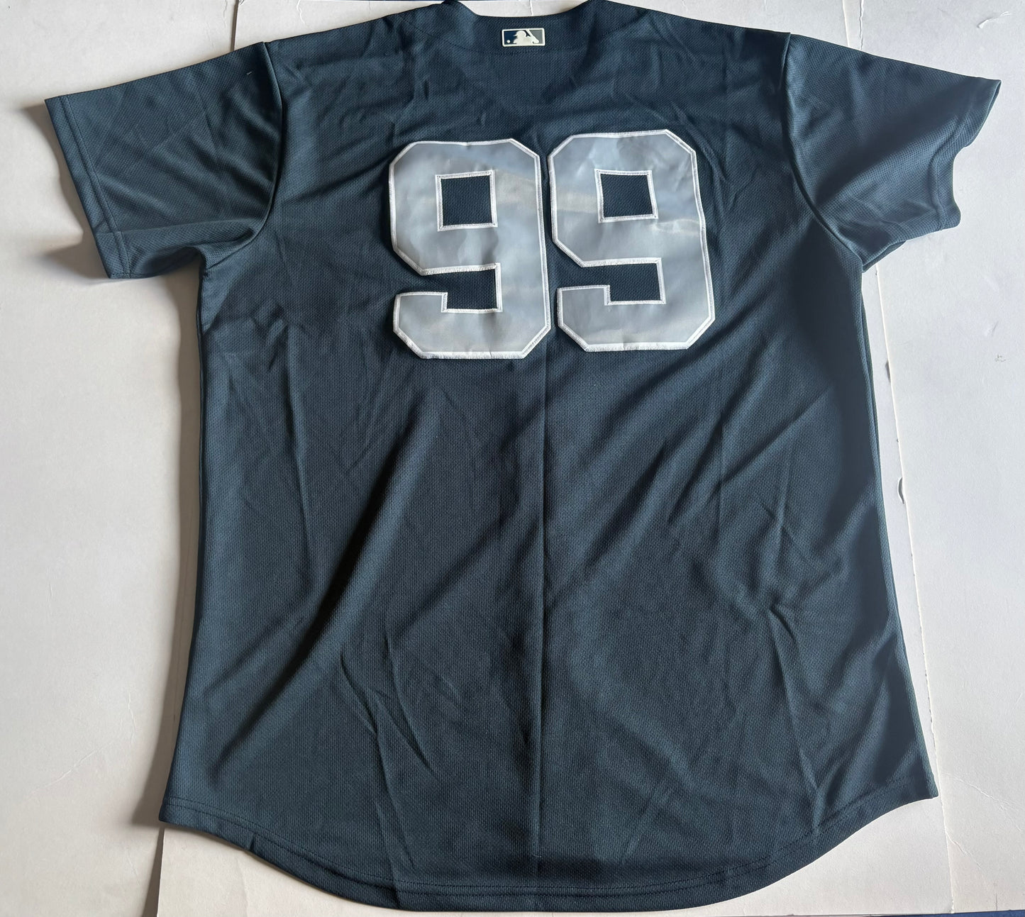 New York Yankees MLB Baseball Shirt Large Blue Judge 99