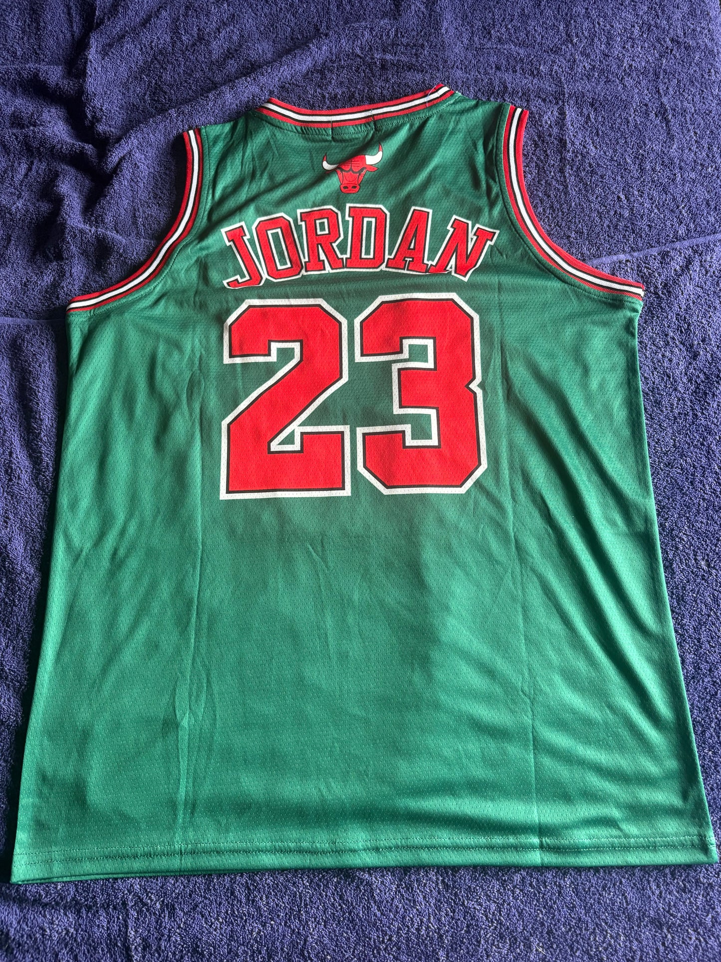 Chicago Bulls M&N NBA HardWood Classics Basketball Vest Large Jordan 23