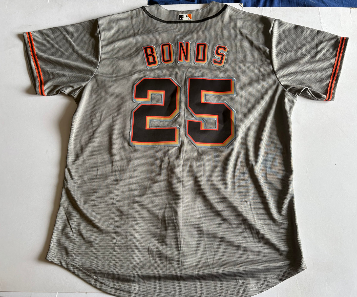 San Francisco Giants MLB Baseball Shirt Bonds 25 Grey XL