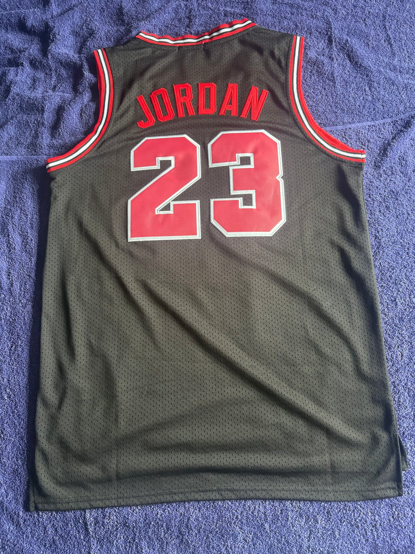 Chicago Bulls M&N NBA HardWood Classics Basketball Vest Large Jordan 23