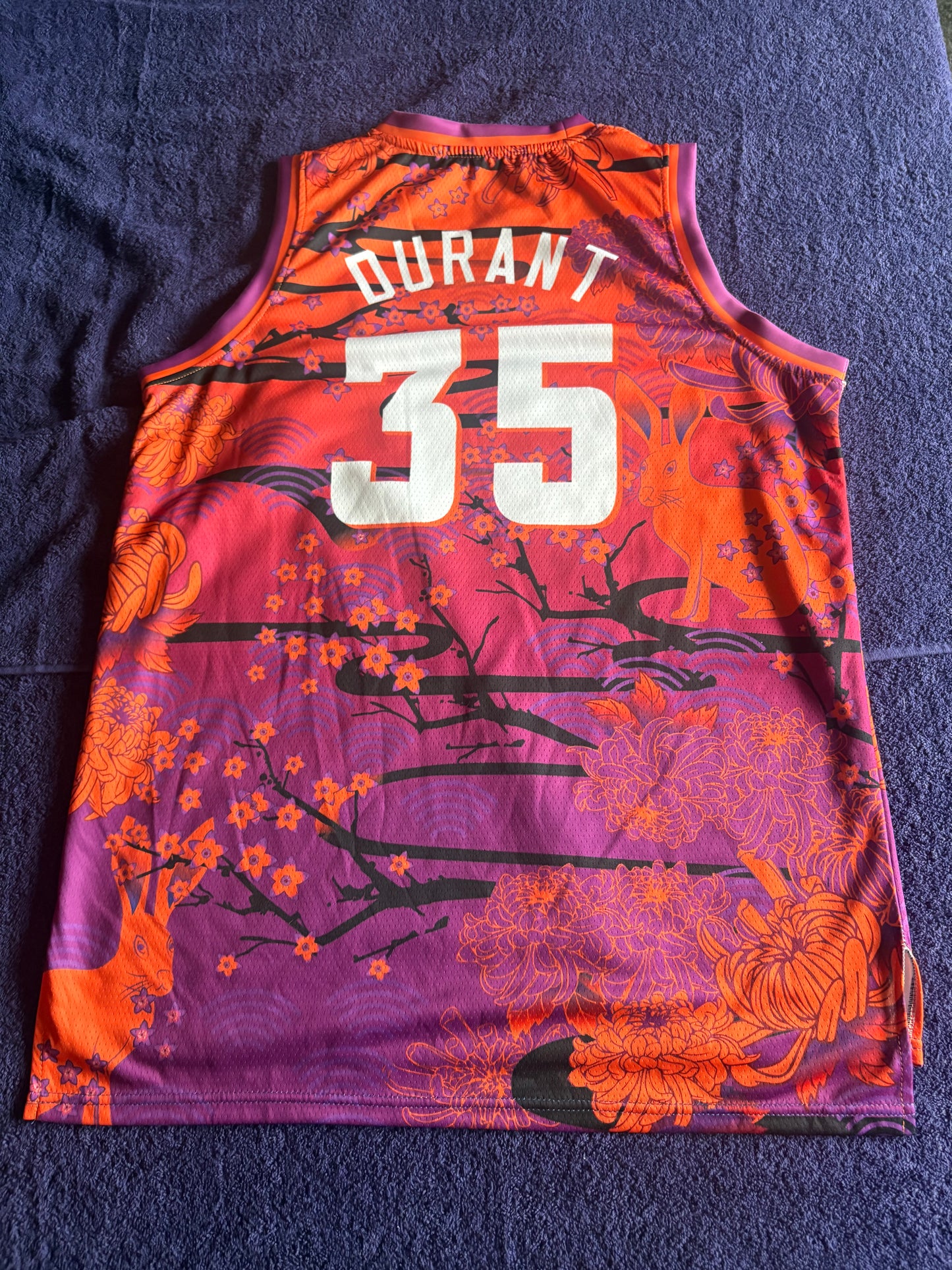 Phoenix Suns Fan NBA Basketball Vest Large Durant 35