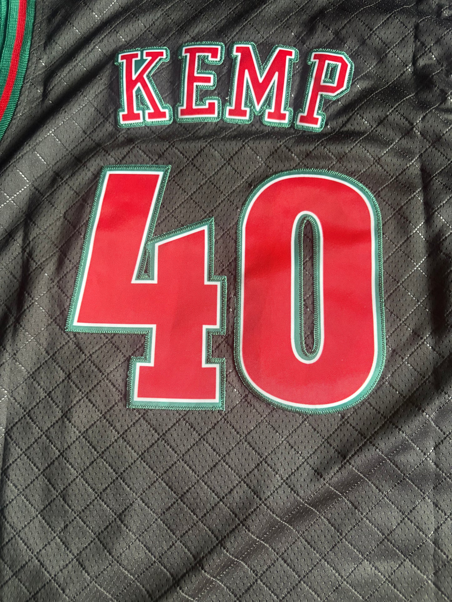 Seattle SuperSonics M&N NBA HardWood Classics Basketball Vest Large Kemp 40