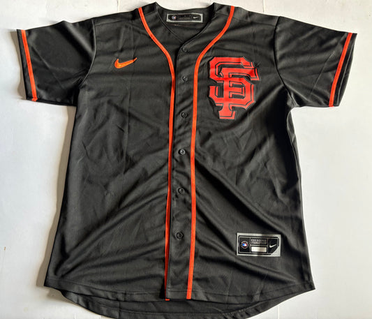 San Francisco Giants MLB Baseball Shirt Large Posey 28 Black