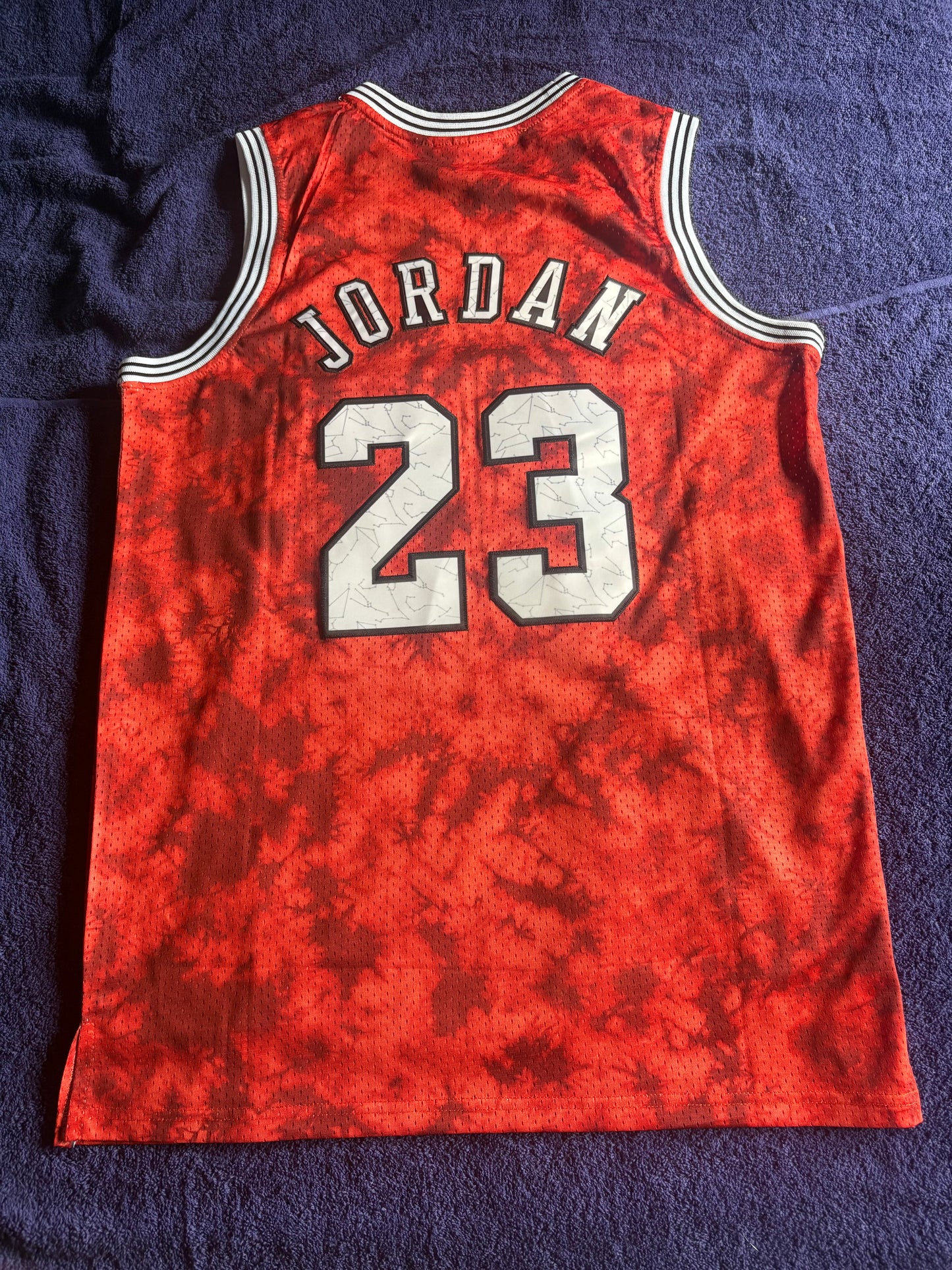 Chicago Bulls M&N NBA HardWood Classics Basketball Vest Large Jordan 23