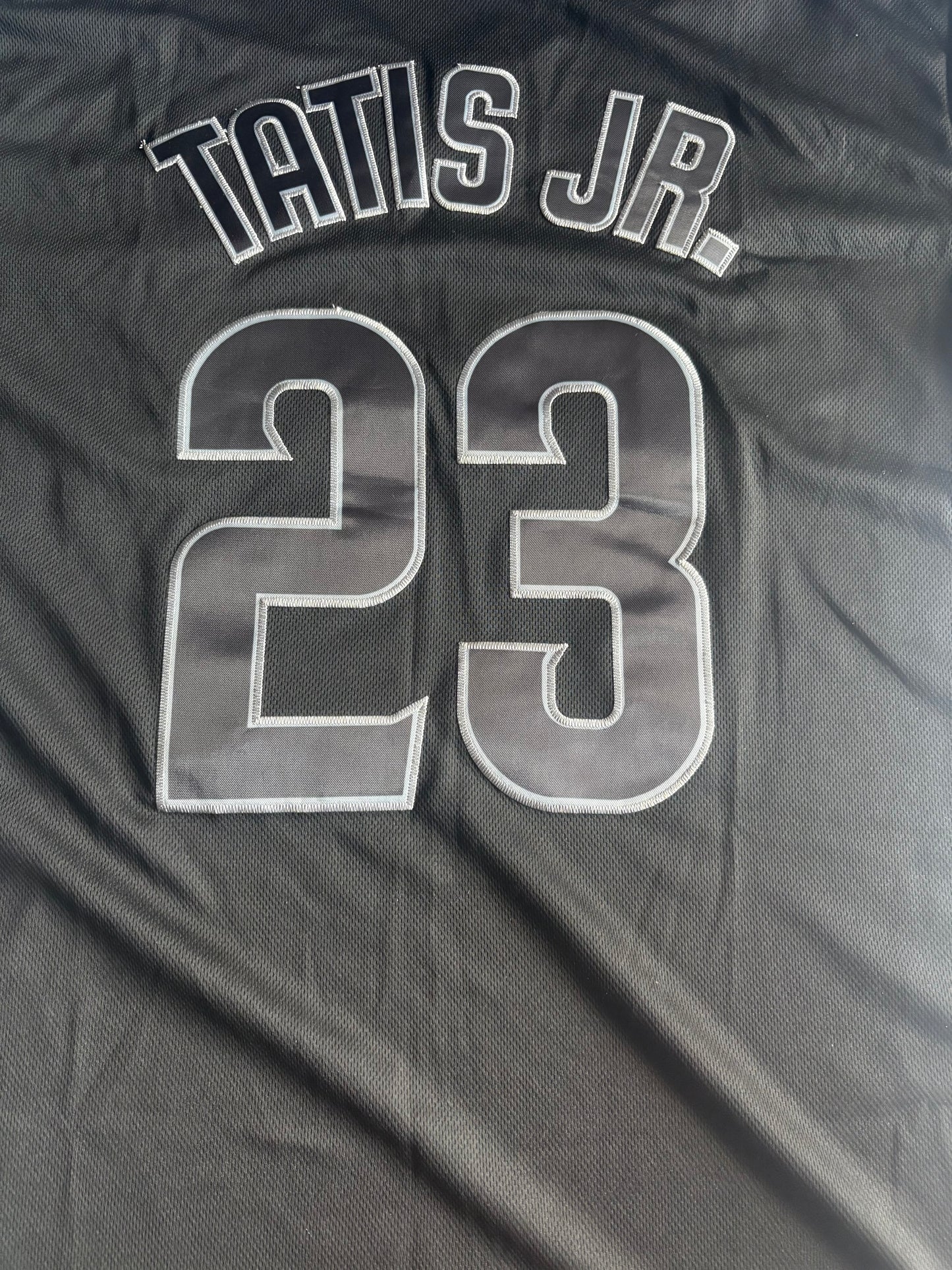 San Diego Padres MLB Baseball Shirt Large Black Tatis Jr 23