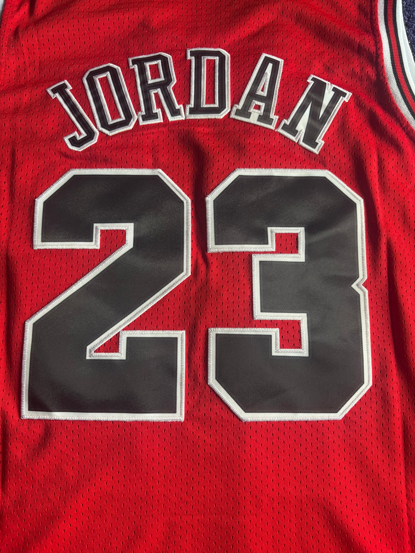 Chicago Bulls M&N NBA HardWood Classics Basketball Vest Large Jordan 23