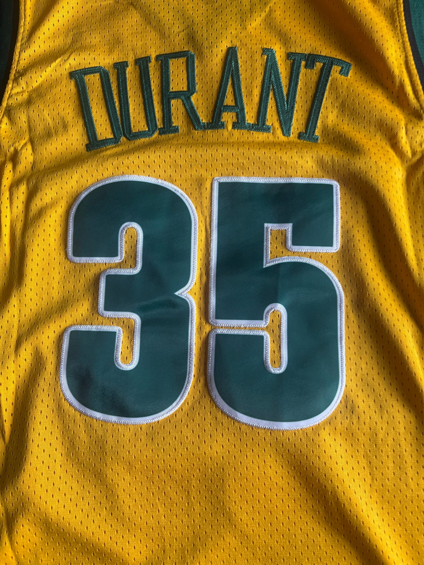 Seattle SuperSonics M&N NBA HardWood Classics Basketball Vest Large Durant 35