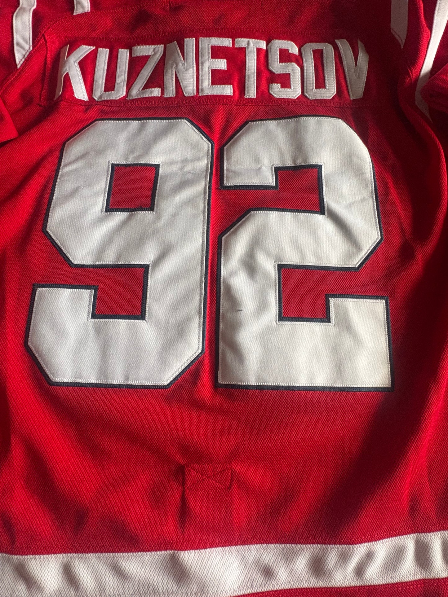 CCM Reebok Washington Capitals NHL Hockey Shirt Size 50 Kuznetsov 92
