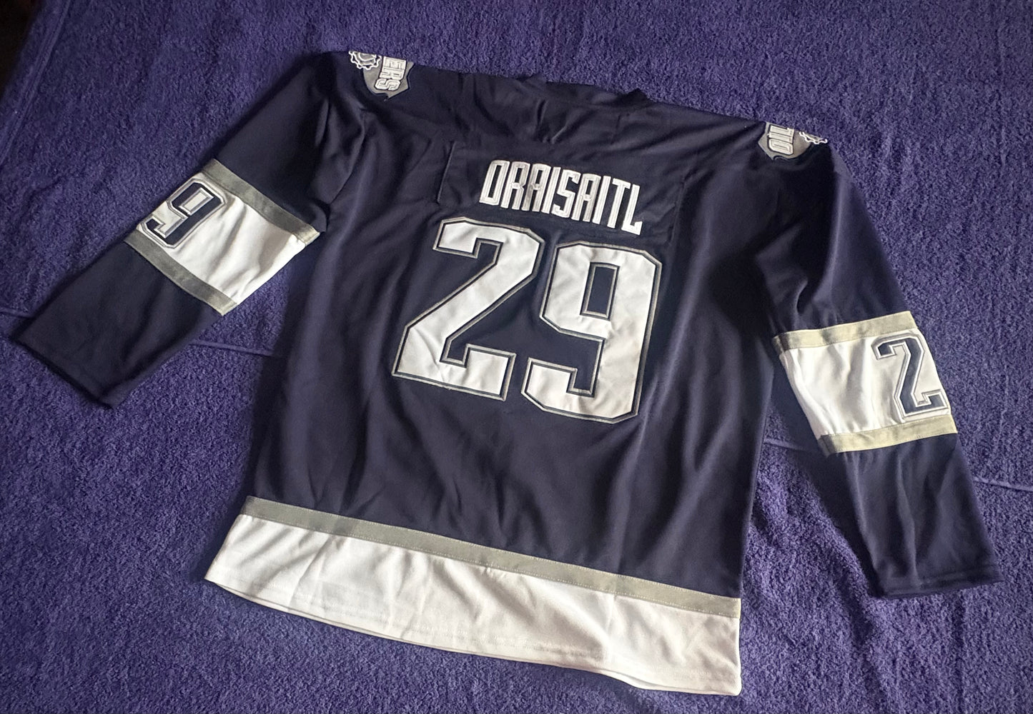 CCM Reebok Edmonton Oilers NHL Shirt Size 50 Draisaitl 29 A