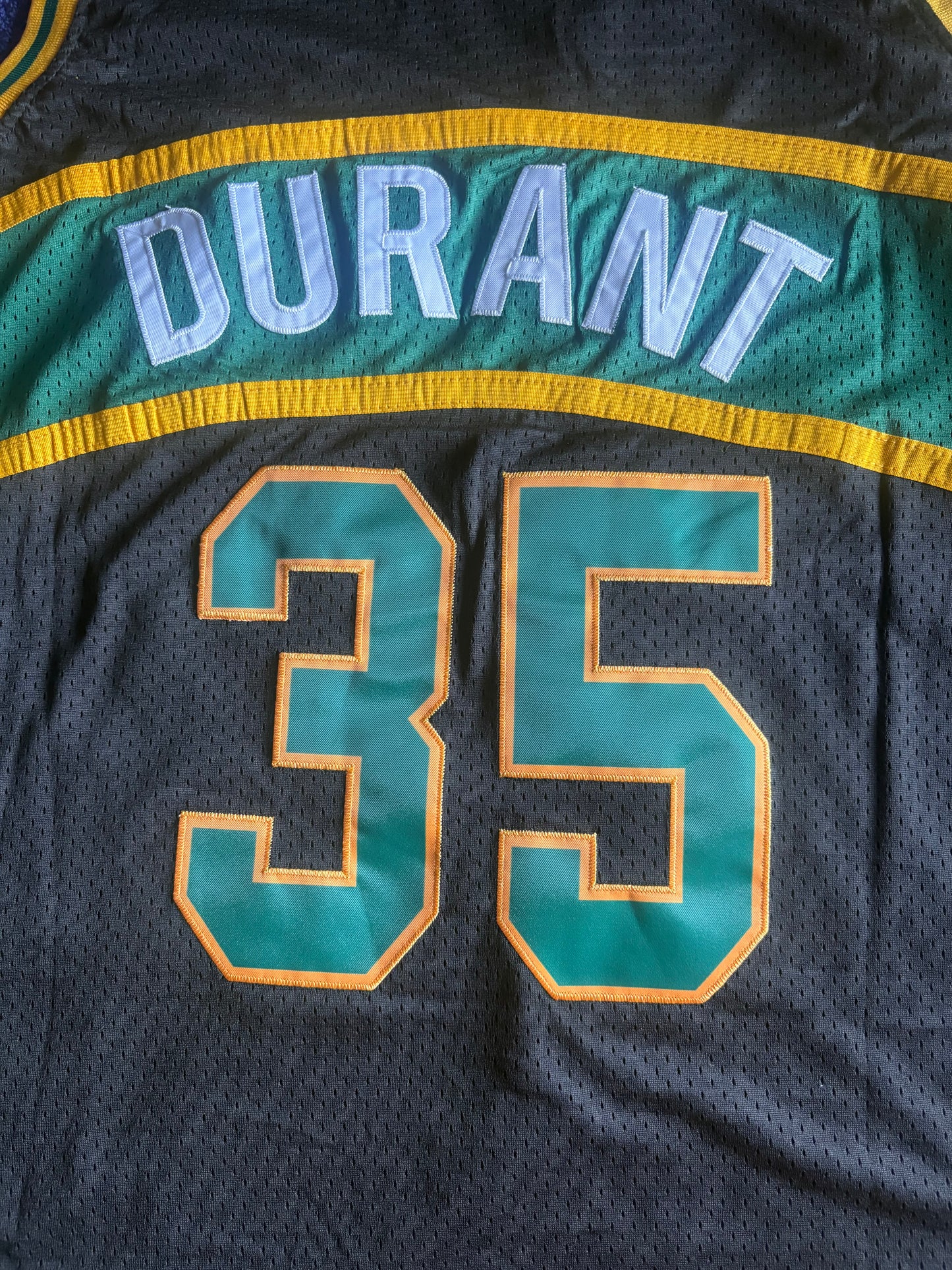Seattle SuperSonics M&N NBA HardWood Classics Basketball Vest Large Durant 35