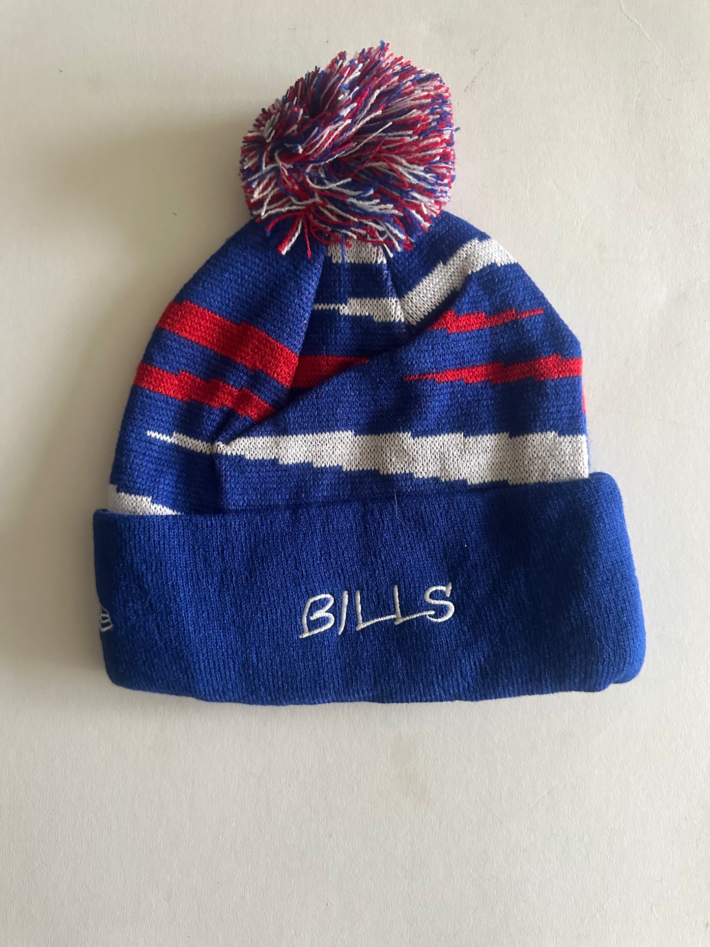 Buffalo Bills NFL Bobble Beanie Multi Colour With Tags on