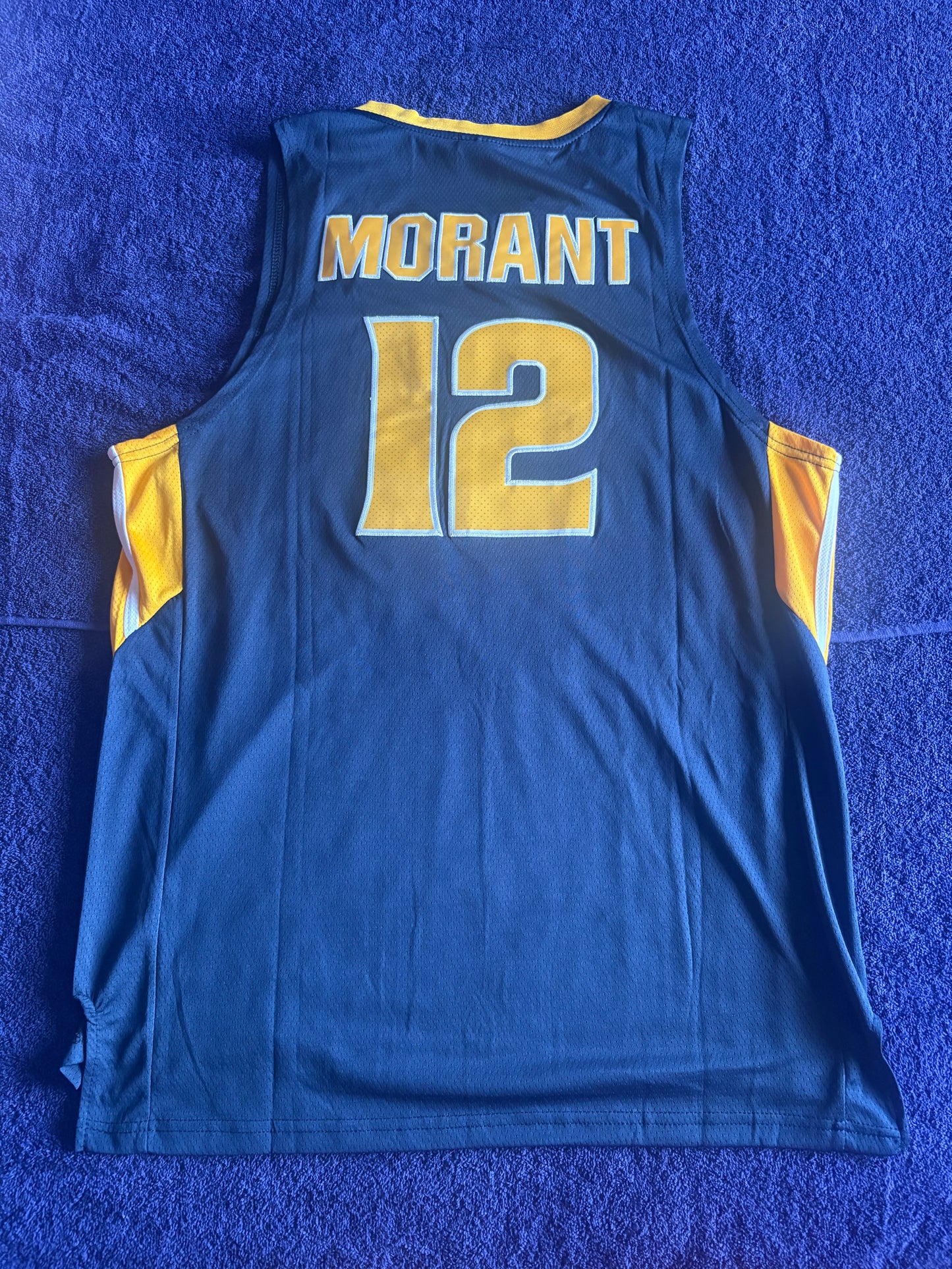 Retro Throwback NCAA Basketball Vest Large Murray State 12 Morant