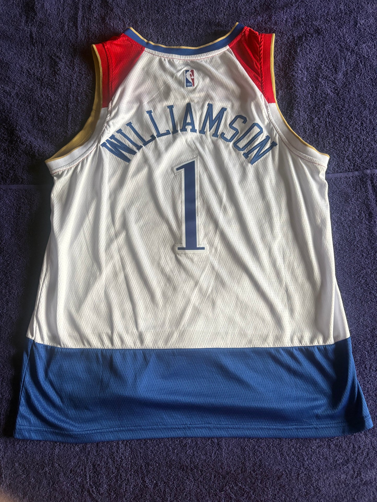 New Orleans Pelicans Retro Fan NBA Basketball Vest Size 50 Williamson 1