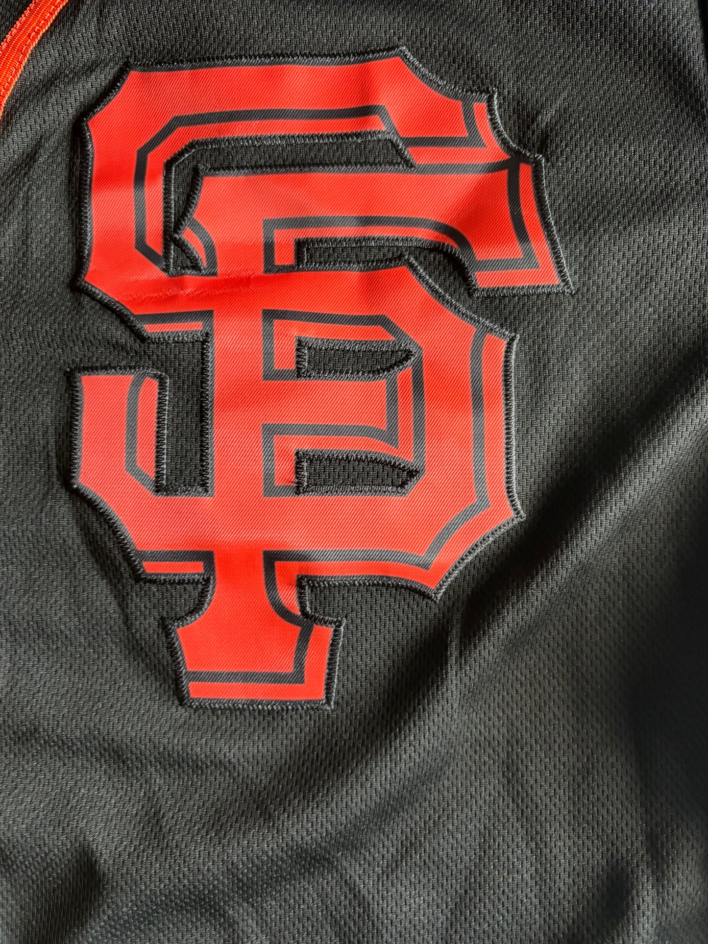 San Francisco Giants MLB Baseball Shirt Large Posey 28 Black