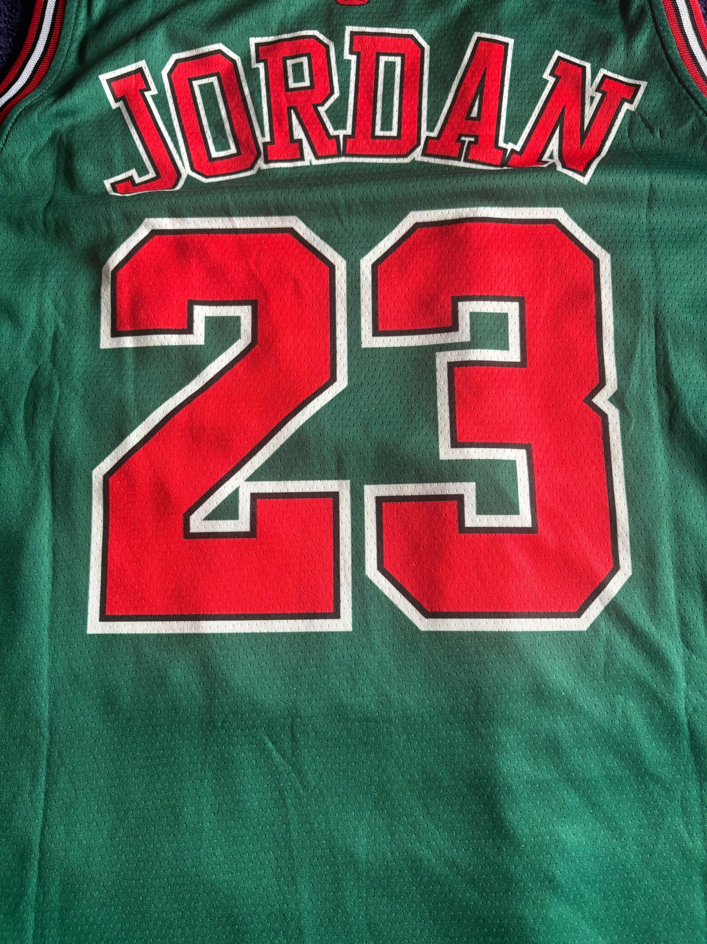 Chicago Bulls M&N NBA HardWood Classics Basketball Vest Large Jordan 23