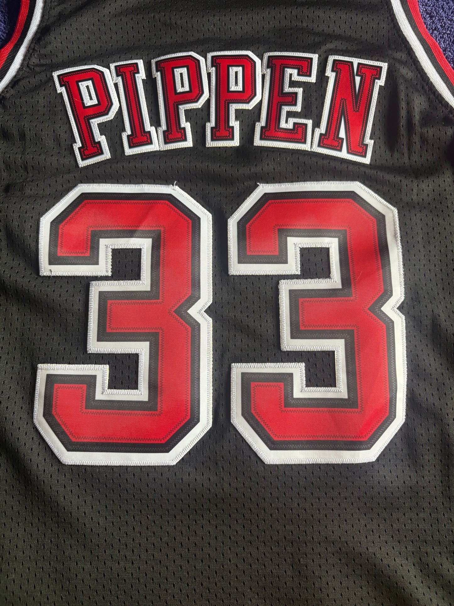 Chicago Bulls M& N NBA HardWood Classics Basketball Vest Large Pippen 33