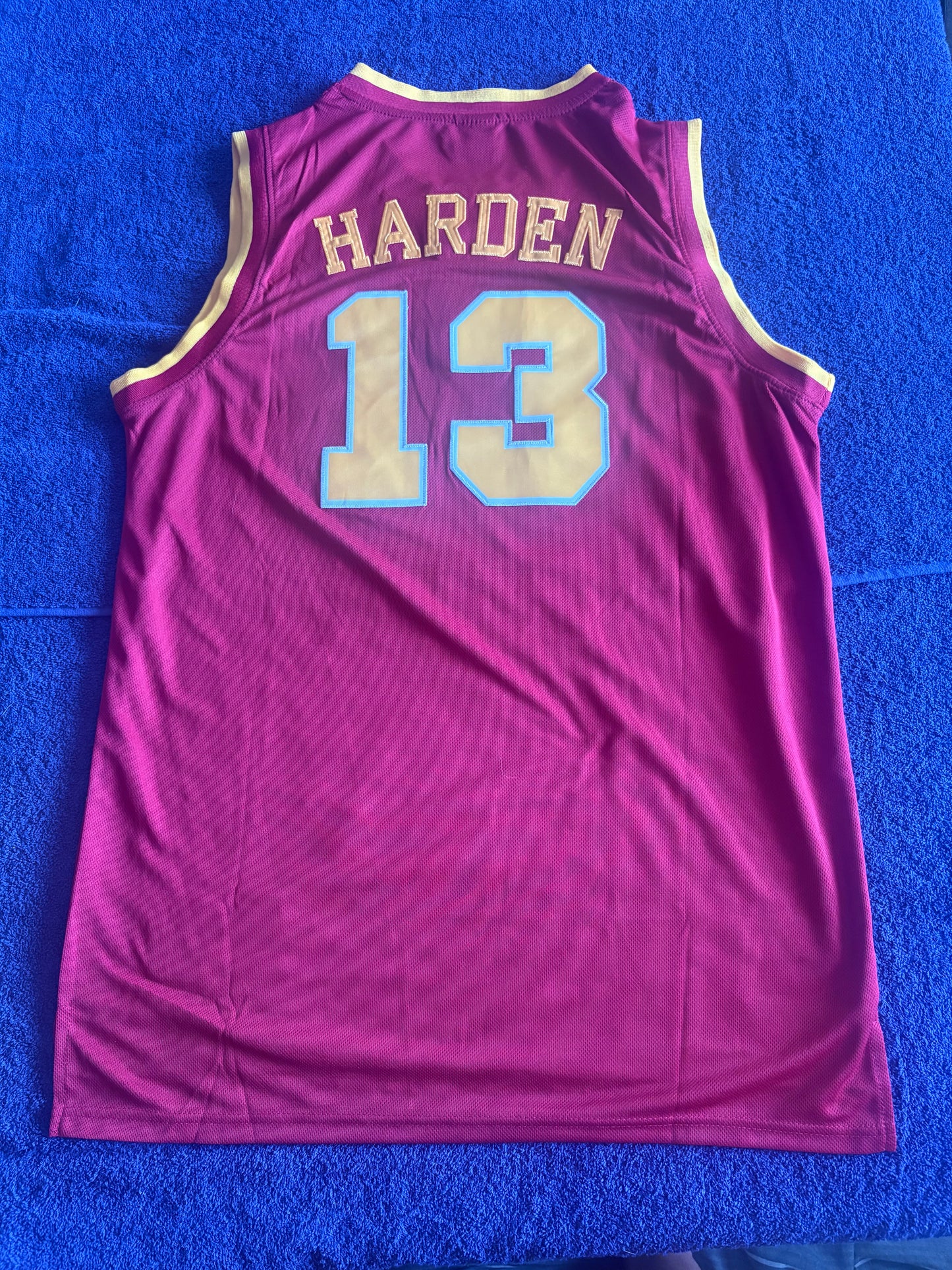 Retro Throwback NCAA Basketball Vest Large Arizona State Sun Devils 13 Harden