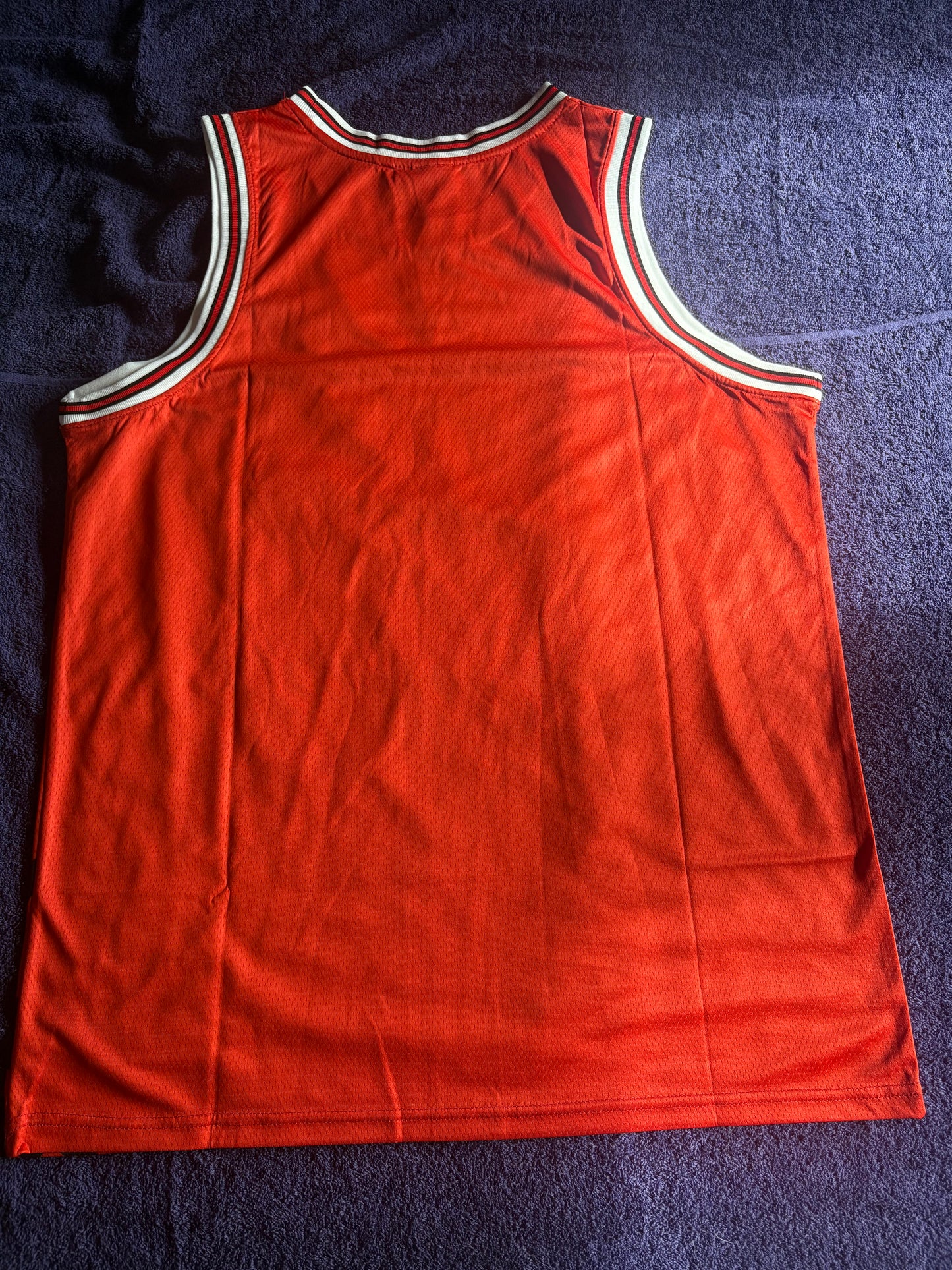 Chicago Bulls M&N NBA HardWood Classics Basketball Vest Large Jordan 23