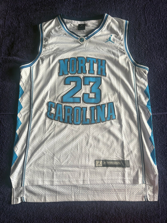 Retro Throwback NCAA Basketball Vest Large North Carolina Tar Heels 23 Jordan