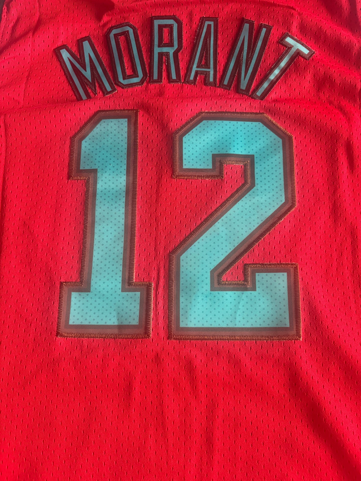 Memphis/Vancouver Grizzlies M&N NBA HardWood Classics Basketball Vest Large Morant 12