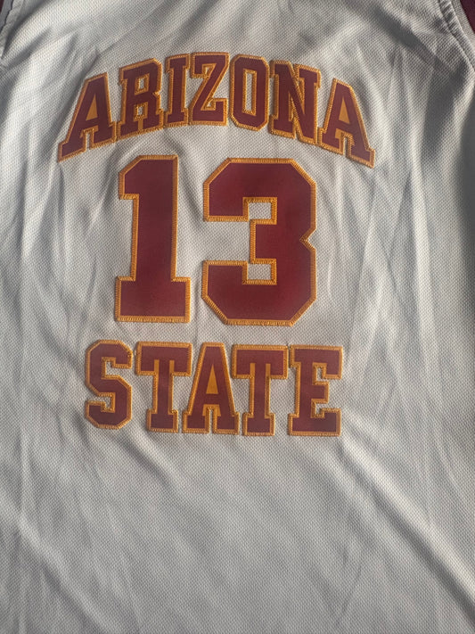 Retro Throwback NCAA Basketball Vest Large Arizona State Sun Devils 13 Harden