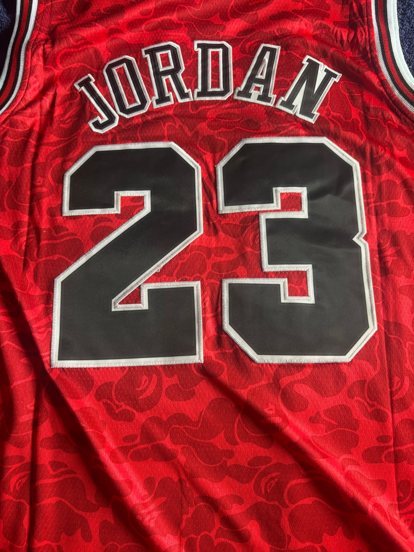 Chicago Bulls M&N NBA HardWood Classics Basketball Vest Large Jordan 23