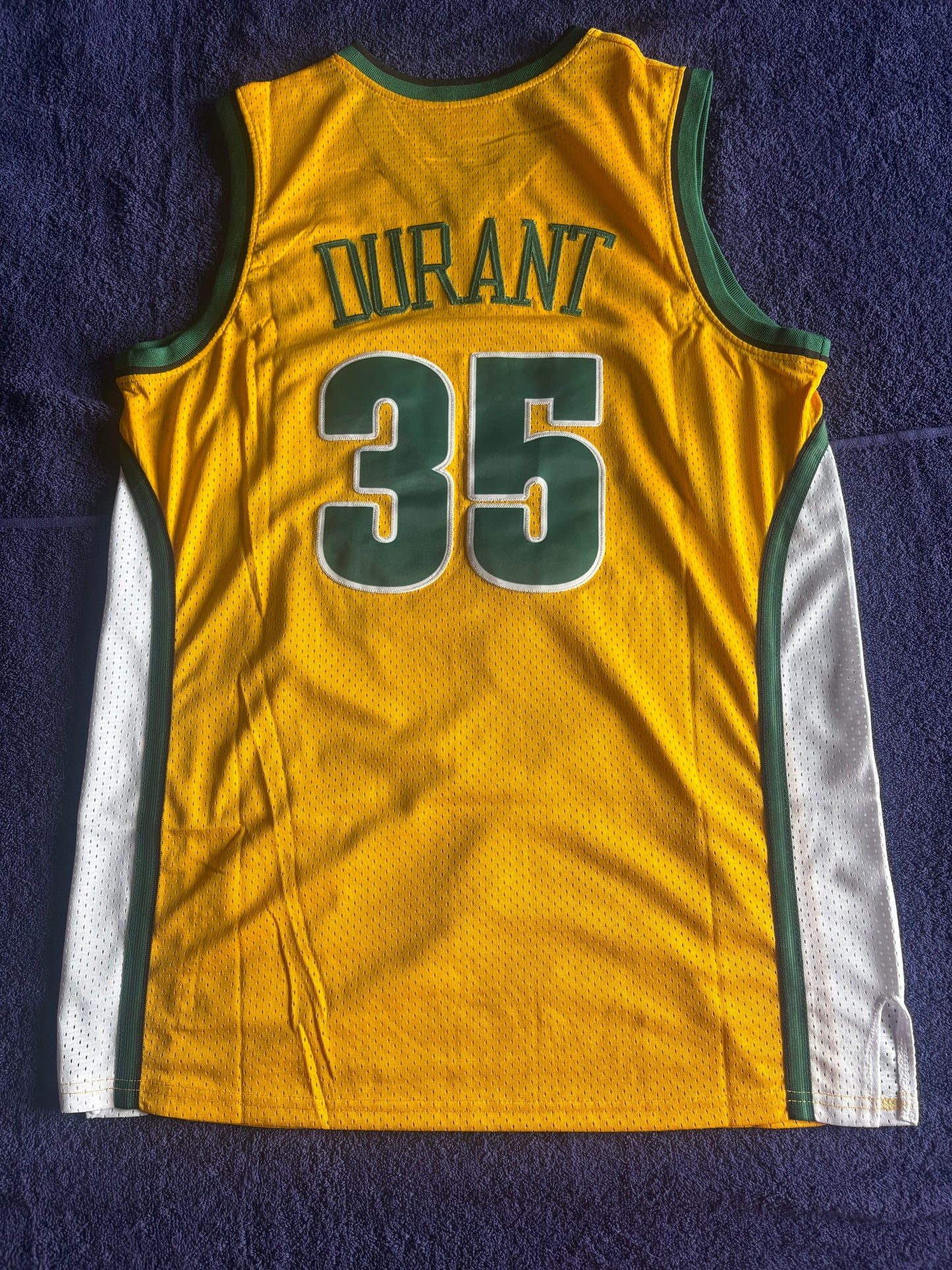 Seattle SuperSonics M&N NBA HardWood Classics Basketball Vest Large Durant 35