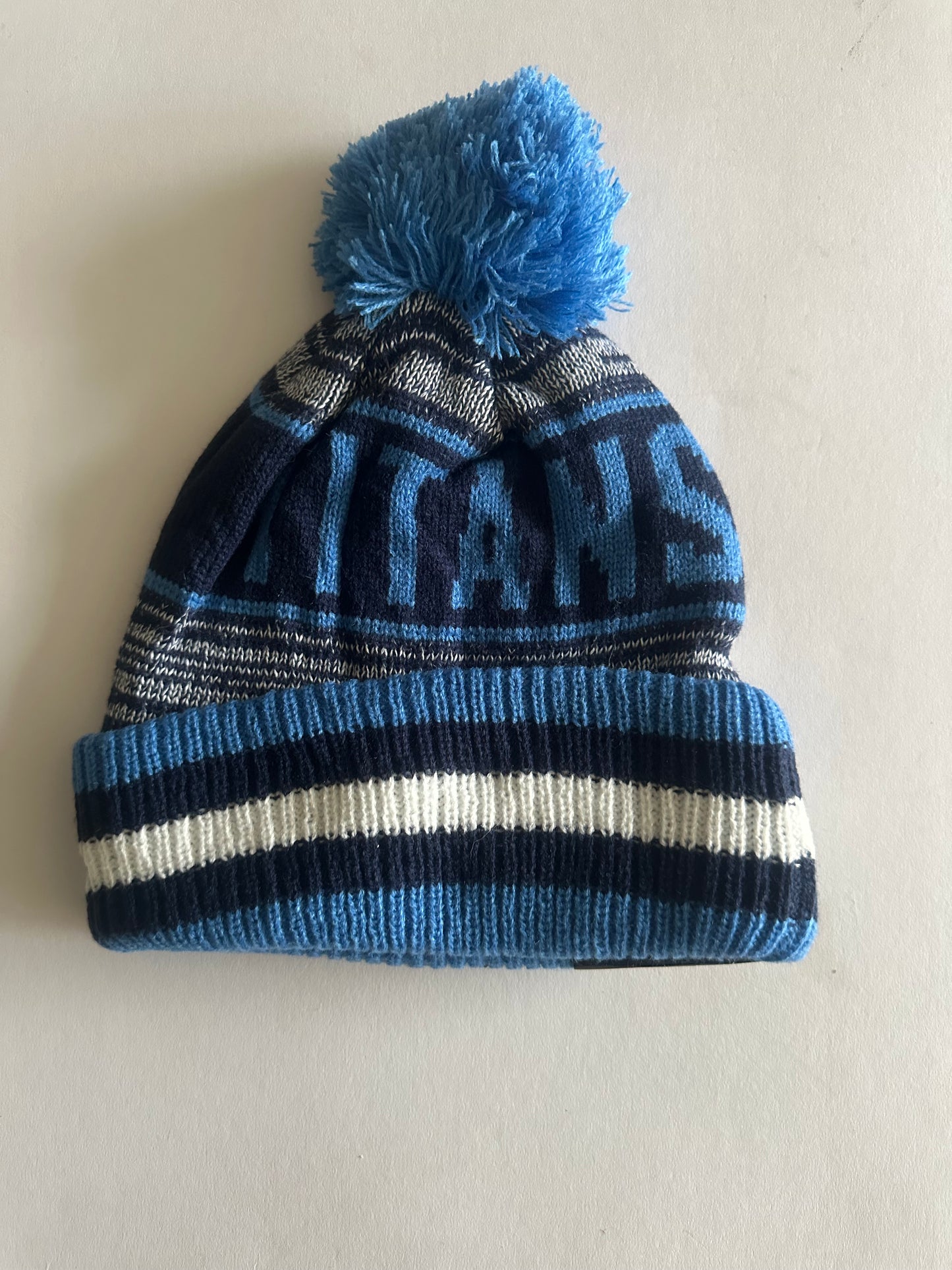 Tennessee Titans NFL Bobble Beanie Multi Colour With Tags on