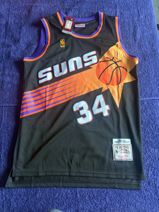Phoenix Suns M&N NBA HardWood Classics Basketball Vest Large Barkley 34