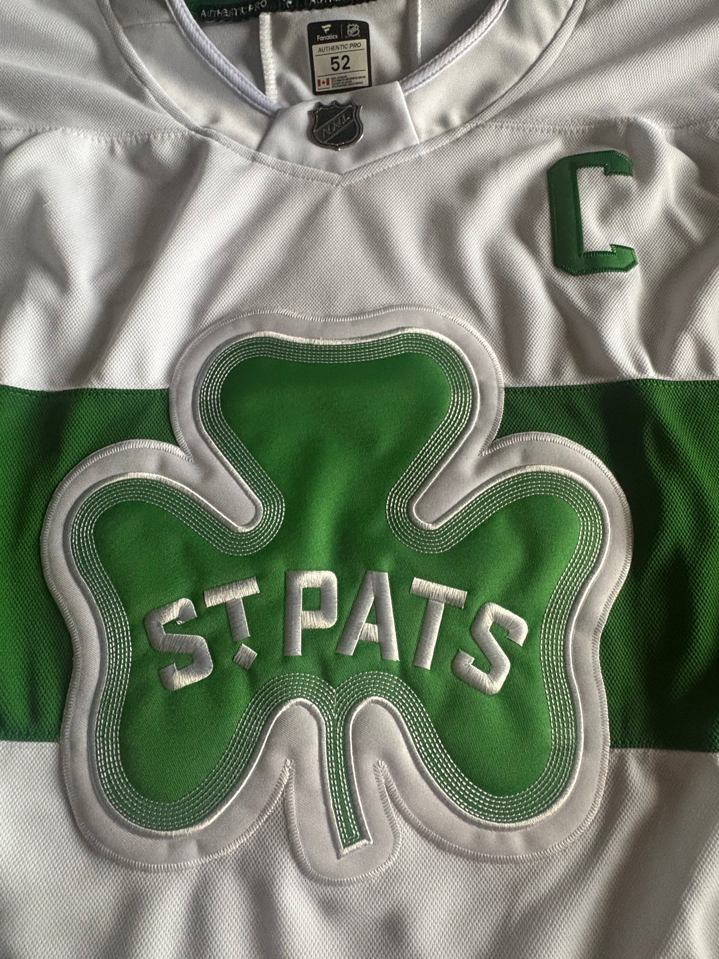 Toronto Maple Leafs NHL Shirt Size 52 St Pats Matthews 34 C