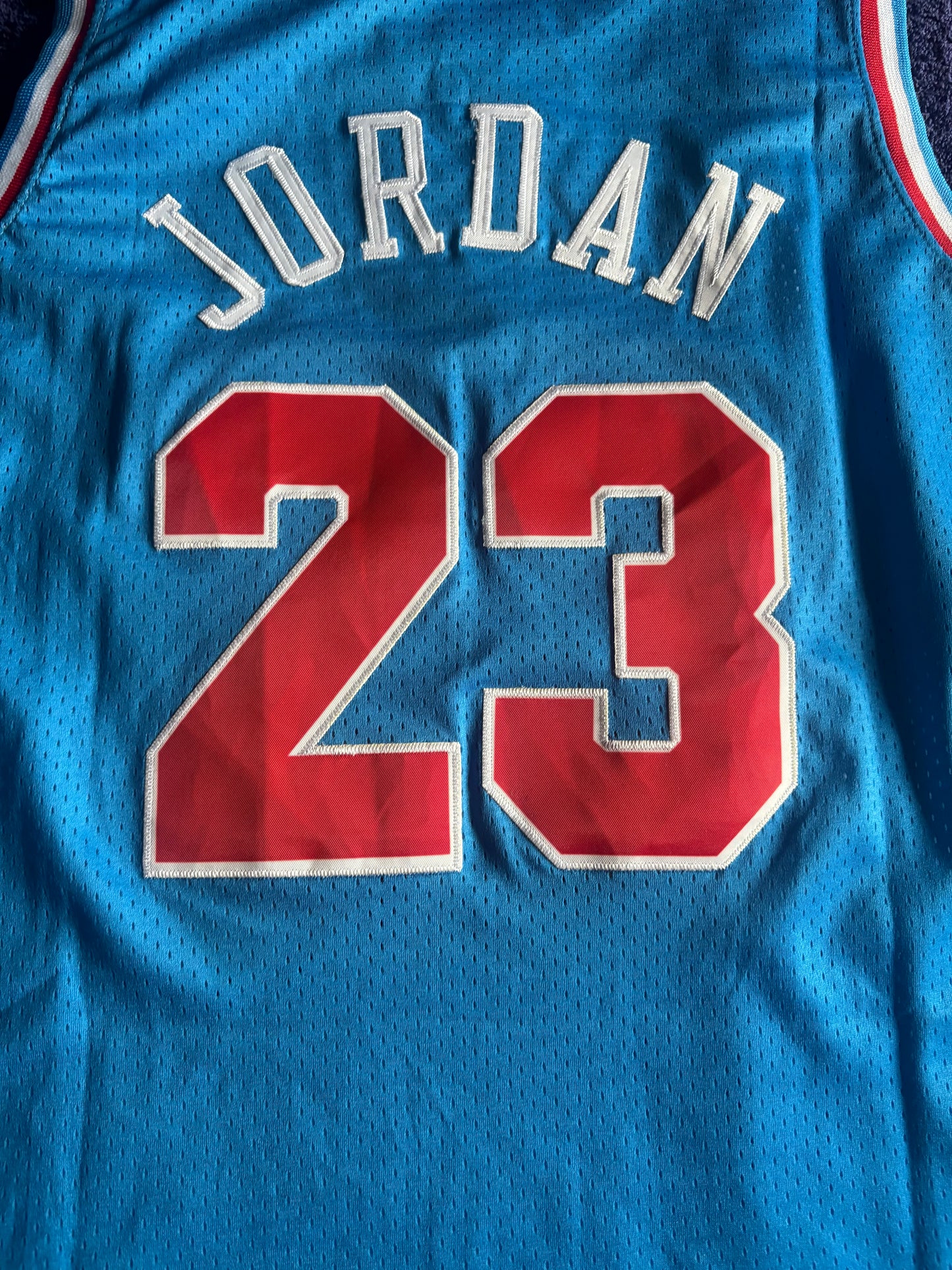 All Star M&N NBA HardWood Classics Basketball Vest Large Jordan 23