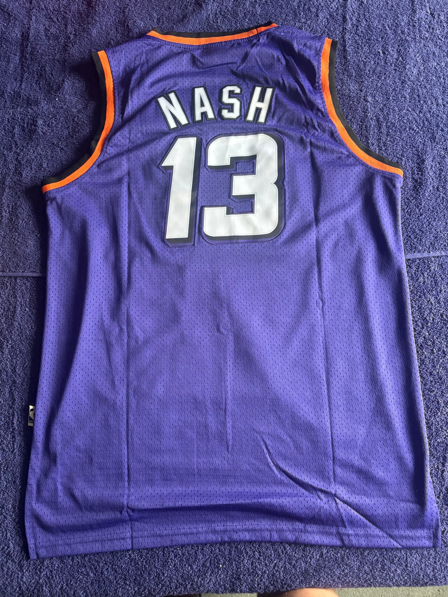 Phoenix Suns M&N NBA HardWood Classics Basketball Vest Large Nash 13